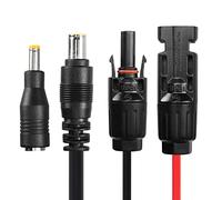 SinLoon Câble de rallonge solaire 10FT 12AWG connecteur solaire à 14AWG DC 7909 câble d'alimentation pour panneau solaire, générateur solaire portable (10FT DC7909)