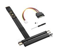 SinLoon Câble d'extension M.2 NGFF NVMe Key M vers PCIe 3.0 X16 M.2 vers PCI-E 3.0 X16 femelle pour M2 2230 2242 2260 2280 20 cm