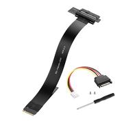 SinLoon Câble hôte M.2 M-Key PCI-E4.0 2280 NGFF vers U.2 SFF-8639 20 cm compatible avec SSD NVMe