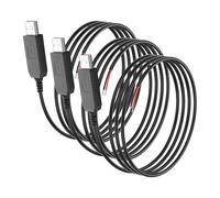 SinLoon Lot de 3 câbles USB 5 V vers 12 V - Adaptateur Step-Up mâle vers câble nu - Convient pour appareils photo, mini haut-parleurs, etc. - 0,9 m