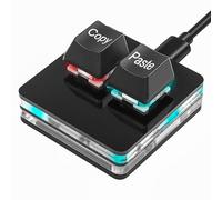 SinLoon Mini Clavier USB à 2 Touches, Copier-Coller, OSU HotSwap, Mécanique à Une Main Avec Câble USB Pour Travail de Comptabilité ou Jeux de Rythme