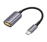 SinLoon PD 140 W Pointe fine vers USB C Câble d'entrée femelle carré vers câble d'alimentation de type C mâle avec puce d'identification automatique PD, pour téléphones, tablettes, ordinateurs