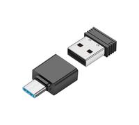 SinLoon Souris Jiggler - Mover de souris USB non reconnaissable avec convertisseur adaptateur USB-C - Simule le mouvement pour empêcher l'ordinateur portable de passer en veille - Sans pilote - Plug