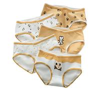 SINMIUANIME Lot de 5 culottes pour femme avec imprimé anime, sous-vêtements en coton respirant - Lingerie sexy pour cosplay (motif chien, XL)