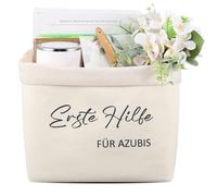 Sinmoe Trousse de Premiers Secours pour un Nouvel Emploi Apprentis Cadeau pour Premier Jour de Travail Sac de Bureau pour Employés Amis(Apprentis)