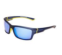 Sinner Lunettes de Soleil pour Adultes Cayo Lunettes de Sport en Polycarbonate, Bleu/Jaune, Bleu/Jaune, Taille Unique