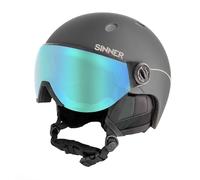 Sinner Titan Visor-Matte DK Grey-Blue Mirror Cat.2-L (59-62) Casque Mixte, Multicolore, L
