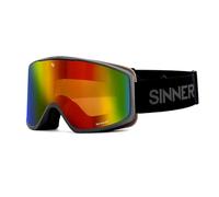 SINNER Valley-Matte Dark Grey Red Oil + Double Pink-Cat. S3+S1 Lunettes de soleil, Adultes, Unisexe, Multicolore (Multicolore), Taille unique