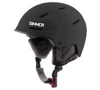 Sinner Whistler-Matte Black-S (50-54) Casque Mixte, Multicolore, S