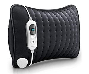 sinnlein Coussin Chauffante avec Rembourrage 100W | Coussin Thermique Electrique | Contre le Mal de Dos, Epaule et Nuque |3 Niveaux de Température et Arrêt Automatique (Anthracite) Gris