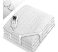sinnlein Surmatelas Chauffant Électrique 150x80cm avec Arrêt Automatique | Couverture thermique | Chauffe-matelas réglable à 3 Niveaux de Températures