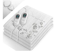 sinnlein Surmatelas Chauffant Électrique 160x140cm - 2 Places - avec Arrêt Automatique | Chauffe-matelas 3 Niveaux de Températures