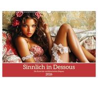 Sinnlich in Dessous. Die Kunst der verführerischen Eleganz (Wandkalender 2026 DIN A3 quer), CALVENDO Monatskalender: Moderne und schöne Frauen in aufregender Lingerie