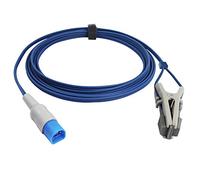 Sino-k L'animal Compatible Femelle de capteur d'oreille d'oreille de sonde de Spo2 de Philips 9,8 pi 8 connecteur des goupilles FDA/CE a approuvé