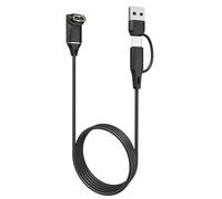 Sinoacc 2 in 1 pour Garmin Montre Chargeur Cable Compatible avec Forerunner 255 55 165 265 965 970 Vivoactive 6 5 4 3 Fenix 8 Pro 7 6 5 Venu 4 3s Sq 2, 1M de Câble de Charge USB A Type C de Rechange
