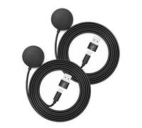 Sinoacc 2PCS 100cm Chargeur pour Samsung Galaxy Watch 7/Ultra/6/6 Classic/5/5 Pro/4/4 Classic/3/Active 2/Active 1/Fe, avec Adaptateur USB vers USB C, Câble Charge Rapide Magnétique pour Montre Samsung