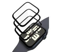 Sinoacc 3 Pièces Protecteur D'écran Compatible avec Apple Watch 44mm Watch SE Series 6 5 4, HD Ultrafine, Installation Facile