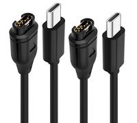 Sinoacc Chargeur Compatible avec Garmin Forerunner 255 55 165 265 965 970 Vivoactive 6 5 4 3 Fenix 8 Pro 7 6 5 Venu 4 3s Sq 2 Instinct 2 3 Montre Câble de Charge USB A de 100cm pour Garmin Montre-2Pcs