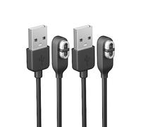 Sinoacc Lot de 2 câbles de charge AfterShokz Aeropex AS800 & OpenComm ASC100SG, OpenRun & OpenRun Pro S810, Câble de charge magnétique USB