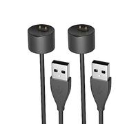 Sinoacc Lot de 2 chargeurs compatibles avec Xiaomi Band 7/6/5, câble de charge magnétique USB de rechange pour tracker d'activité Amazfit Band 5
