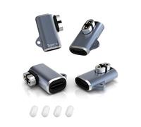 Sinoacc Lot de 4 adaptateurs de chargeur magnétique USB C compatible avec casque Shokz