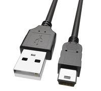 Sinoacc Mini USB Cable, USB A 2.0 auf Type Mini B (5 Pin) Compatible avec Garmin GPS Chargeable für Garmin Drive 53 Nuvi Drivesmart Driveassist Dezl Approach GPS Navigator - 100cm