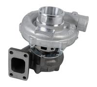 SINOCMP Turbocompresseur avec joint, moteurs T04E T3/T4 0,57 A/R refroidis à l'huile, garniture de compresseur 48,1 4/5 boulon 400 + HP Boost Stage III, turbocompresseur de remplacement de moteur 1,5