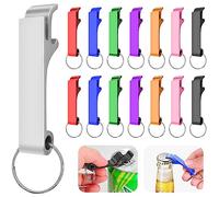 Sinofort 24 Pièces Décapsuleur Porte-Clés, Mini Ouvreur Bouteille de Bière | 8 couleurs décapsuleur en alliage d'aluminium pour fête, festivals