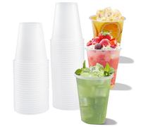 Sinofort Gobelet Plastique Reutilisable,60 Pièces Gobelet Plastique,360ml Gobelets Réutilisables,Tasse À Boire Verre Cocktail pour Desserts, Anniversaires, Noël, Fête,Martini,Soda,Biere