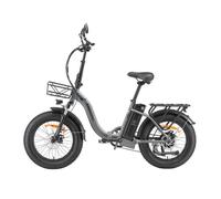 SINOHON B20 vélo électrique, Gris,Moteur 500W, Batterie au lithium 48V15AH, Changement de vitesse SHIMANO 7, Vitesse 25KM/H