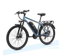 SINOHON EM200 Vélo Électrique Pliable Bleu - Moteur 500W - Batterie 48V 12.5Ah - Autonomie 80km - SHIMANO 21 vitesses