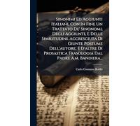 Sinonimi Ed Aggiunti Italiani, Con In Fine Un Trattato De' Sinonomi, Degli Aggiunti, E Delle Similitudini. Accresciuta Di Giunte Postume Dell'autore, ... Frasologia Dal Padre A.m. Bandiera...