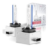 Sinoparcel Ampoule Bi-Xénon D1S/D1R 8000K HID, Lampe Phare Bleue au Remplacer pour Voiture 66144 66140 85140 85415, DC 12V 35W Lot de 2