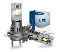 Sinoparcel Neuve H7 LED Ampoule de Phare, Lampe Ventilée Anti-erreur Homologuée au Remplacer H7 Halogène pour Feux de Croisement/Route et Antibrouillard Voiture, 12V 35W Blanche 6500K, Lot de 2