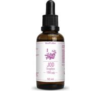 SinoPlaSan Iode gouttes 150 µg | 50ml | 1100 gouttes | vegan | sans gluten et sans lactose