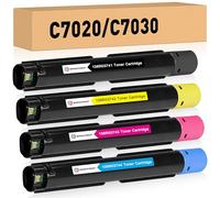SINOPRINT 106R03741 106R03744 106R03743 106R03742 Lot de 4 cartouches de toner de rechange pour Xerox Versalink C7020 C7025 C7030 106R03742