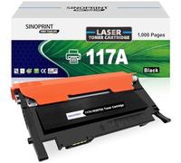 SINOPRINT 117A Toner noir avec puce compatible avec HP 117A pour toner HP Color Laser MFP 179fwg 178nwg 150nw 150a 179fnw 178nw 179 178 150, 1 noir