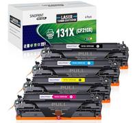 SINOPRINT 131X 131A Toner avec puce compatible avec HP 131X CF210X 131A CF210A pour HP Laserjet Pro 200 Color MFP M276nw M276n M251n M251nw CP1515N CP1518NI CM1312 MFP CM1312nCF2 11 CF2. 12 cartouches