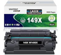 SINOPRINT 149X W1490X Cartouche de toner avec puce compatible avec HP 149X W1490X 149A W1490A Toner noir pour imprimante HP Laserjet MFP 4102fdn 4102fdw 4102dw 4002n Laserjet Pro 4002dn 4002dw (noir,