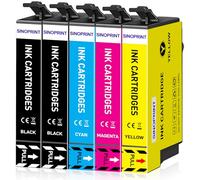 SINOPRINT 405XL Cartouches d'encre de rechange pour Epson 405 405XL Multipack pour Workforce Pro WF-3820DWF WF-4820DWF WF-4825DWF
