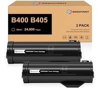 SINOPRINT B400 B405 106R03584 Lot de 2 cartouches de toner de rechange pour Xerox VersaLink B405 B400 B400DN B400N B405DN Noir 24 600 pages