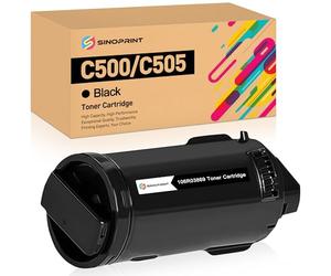 SINOPRINT Cartouche de toner remanufacturée C500 C505 Noir Remplacement pour Xerox Versalink C500 C505 106R03869 Encre pour C500DN C500N C505X (12 100 pages)