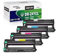 SINOPRINT DR241CL Lot de 4 tambours compatibles avec Brother DR-241CL DR241 pour MFC-9332CDW Brother MFC-9142CDN HL-3142CW HL-3152CDW DCP-9022CDW DCP-9020CDW MFC9332CDW MFC9142CDN
