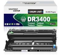 SINOPRINT DR3400 Tambour Compatible avec Brother DR-3400 DR3400 Noir pour Brother DCP-L5500DN HL-L5000D HL-L5100DN HL-L5100DNT HL-L5100DNTT HL-L5200DW HL-L6400DW MFC-L5700DN MFC-L5750DW MFC-L6 800DW