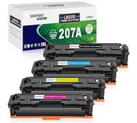 SINOPRINT Lot de 4 avec Puce Cartouches de Toner 207A 207X pour HP 207X Color Laserjet Pro MFP M283fdw M255dw M282nw M283fdn M255nw M283 M255 M282 W2210A W2211A W2212A W2213A W2210X