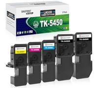 SINOPRINT TK5450 Toner compatible avec Kyocera TK-5450 TK-5450K pour Kyocera ECOSYS MA2600cwfx MA2600cfx PA2600cwx PA2600cx MA2600cfx Plus TK-5450K TK-5450K 450C TV. K-5450M TK-5450Y Lot de 5