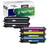 SINOPRINT TN247 TN 243CMYK Cartouches de Toner Compatible pour Brother TN-247 TN243 pour Brother MFC-L3750CDW DCP-L3550CDW MFC-L3770CDW MFC-L3730CDN HL-L3270CDW HL-L3230CDW DCPL3550CDW MFCL3750CDW