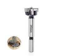 Sinoprotools Mèche Forstner HW Ø 26 mm, tige 10 mm, embouts Forstner avec tige ronde, Longueur 90 mm, Accessoires pour perceuse à bois, plastique