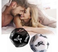 Sinorichh Ensemble de dés - Accessoires pour Adultes - Cadeau Saint Valentin - pour punir Partie Jeux Jouets