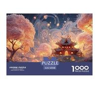 Sinoshow_24085_3D_Cartoon_a_Fantasy_Hobbit_House_in_The_distanc_57cbaff2-fede-4451-976a-639015470885_1 1000 Pièces Casse-tête Stimulant Et Éducatif Puzzle, Jeu Familial Anti-Stress, Cadeaux D'anniver